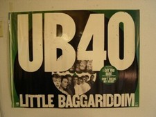 UB40 Poster Little Baggariddim U B Forty 4 0 Old