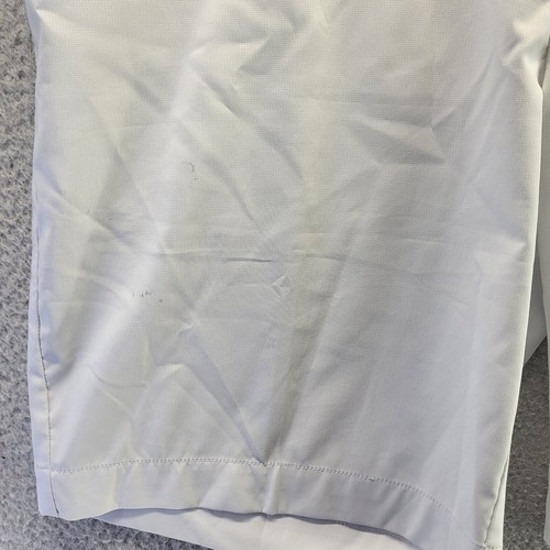 Cutter And Buck Chino Golf Shorts Mens 38 White 9" Inseam Flat Front *Stains - Picture 4 of 20