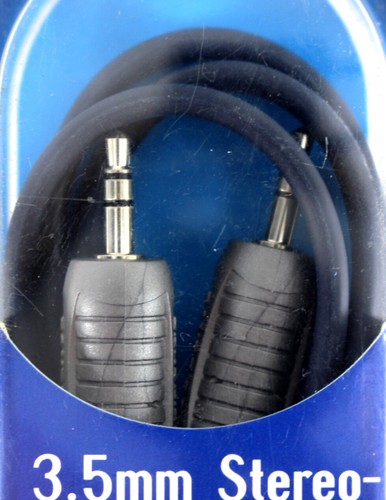 Câble PLUG JACK STÉRÉO AUDIO 1,2 m 3,5 mm mâle vers mâle BANDRIDGE AL330 - Photo 4/6