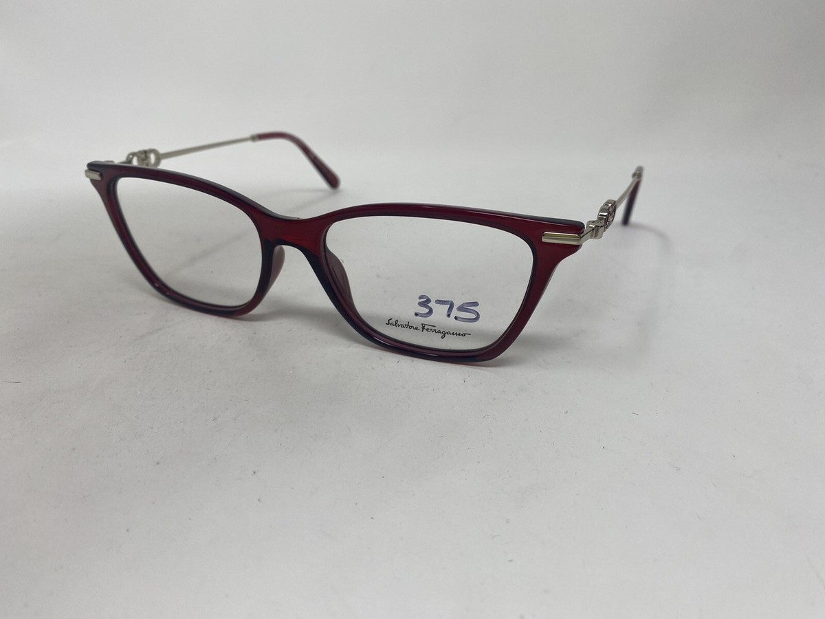 SALVATORE FERRAGAMO SF2891 634 54/16/140 RED CRYSTAL GOLD