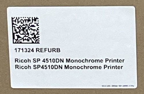 Ricoh SP 4510DN B&W Business Printer 42ppm, 1200x1200 dpi Restored Free Shipping - Picture 4 of 4
