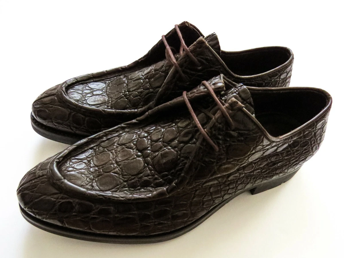Exotic Elegance: Prada Alligator Shoes