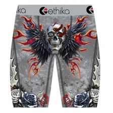Brand New Ethika Staple Boxer Brief Chaotic Chrome