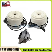 3X Transmission+Engine Motor Mount Mounts For Benz W166 X166 GL450 ML350 GLE350d