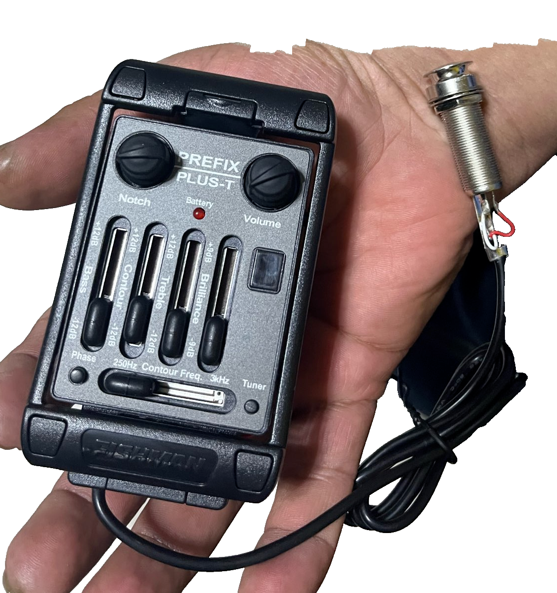 fishman Prefix PlusT Onboard Guitar Preamp Matrix Pickup narrow