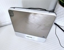 PHILIPS Clock Radio AJ3231 FM Dual Alarm Times Silver FREEPOST 