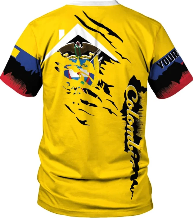 Mostprints Personalized Colombia 3D T-Shirt