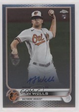 2022 Topps Chrome Rookie Auto Alex Wells #RA-AW Auto 0cv