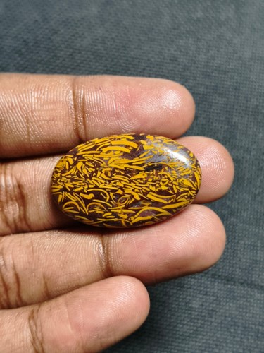 mariyam Jasper Stone Natural Mariam Cabochon Loose Gemstone 34 Ct. ME-13962 - Picture 2 of 7
