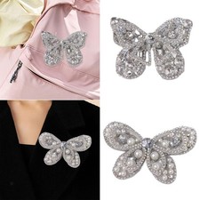 Rhinestone Shoe Decoration Girls Shoe Charm for Handbag Bridal Shoes Garment