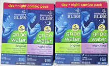 Mommys Bliss Gripe Water, Original  Night Time 2 bottles of each, 4oz each