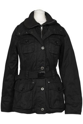 Esprit Mantel Damen Jacke Parka Gr. EU 34 Baumwolle Schwarz #vdz3cmn