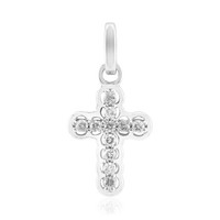 Cavill I1 G Brillant SilberanhäNger Kreuz Damen Schmuck 0,143Ct 925Er Silber