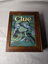 Clue Vintage Collection Wooden Book Edition Parker Brothers Complete 2003