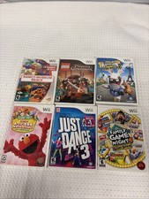 Nintendo Wii Games Lot Of 6