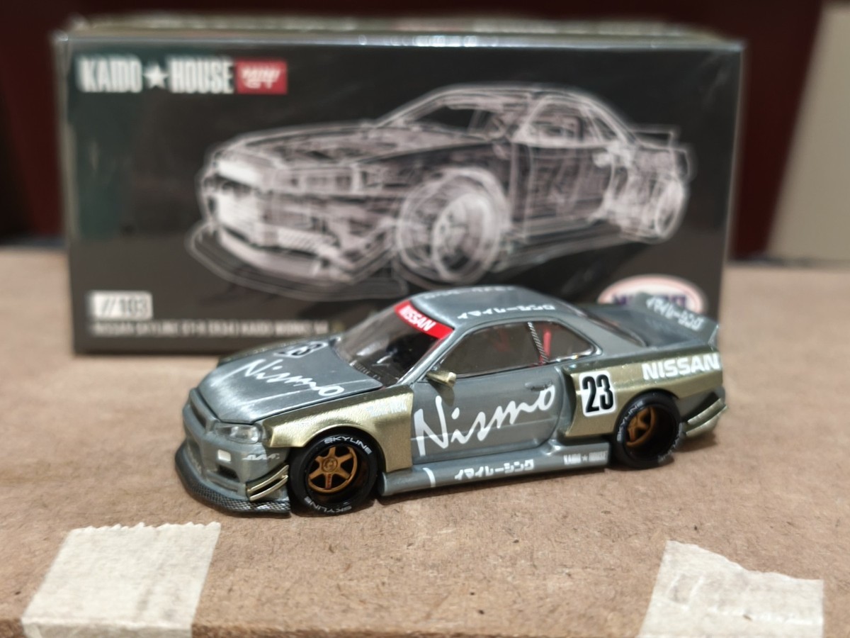 CHASE Kaido House Nissan Skyline GTR R34 V4 Jade 103 Nismo | eBay