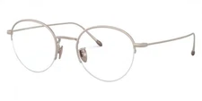 Giorgio Armani Eyeglasses AR5098T 3286 Bronze Semi Rimless Glasses 50MM