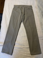 Vintage Made in USA Wrangler Tan Jeans 13MWZTN Tagged 35x32 Actual 33x30