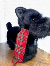Dakin Vintage 1986 Plush Scottie Black Stuffed Animal 13  14" Scotty Dog Plush