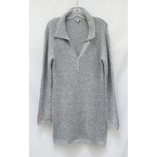 NWOT Guess Sweater Dress gray L Large cozy winter soft new stretch mini short