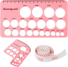 Nipple Measurement Tool Compatible with Flange Inserts, Flange Size Measure for
