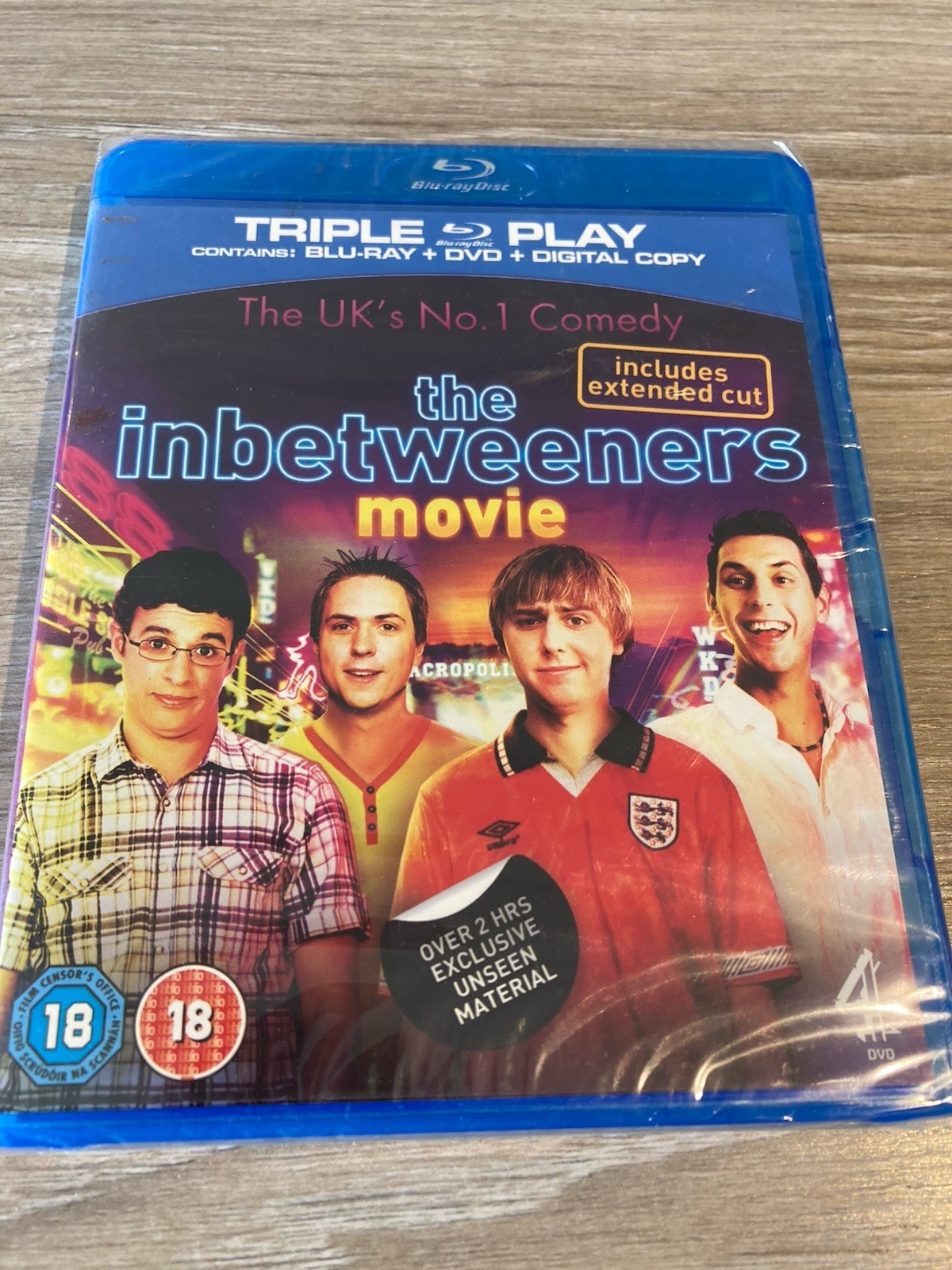 The Inbetweeners Movie Blu-ray DVD Extended Cut NEW SEALED Comedy Film UK