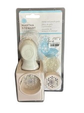 Martha Stewart Crafts Stamp and Punch Pack Snowflake Scrapbooking New Christmas