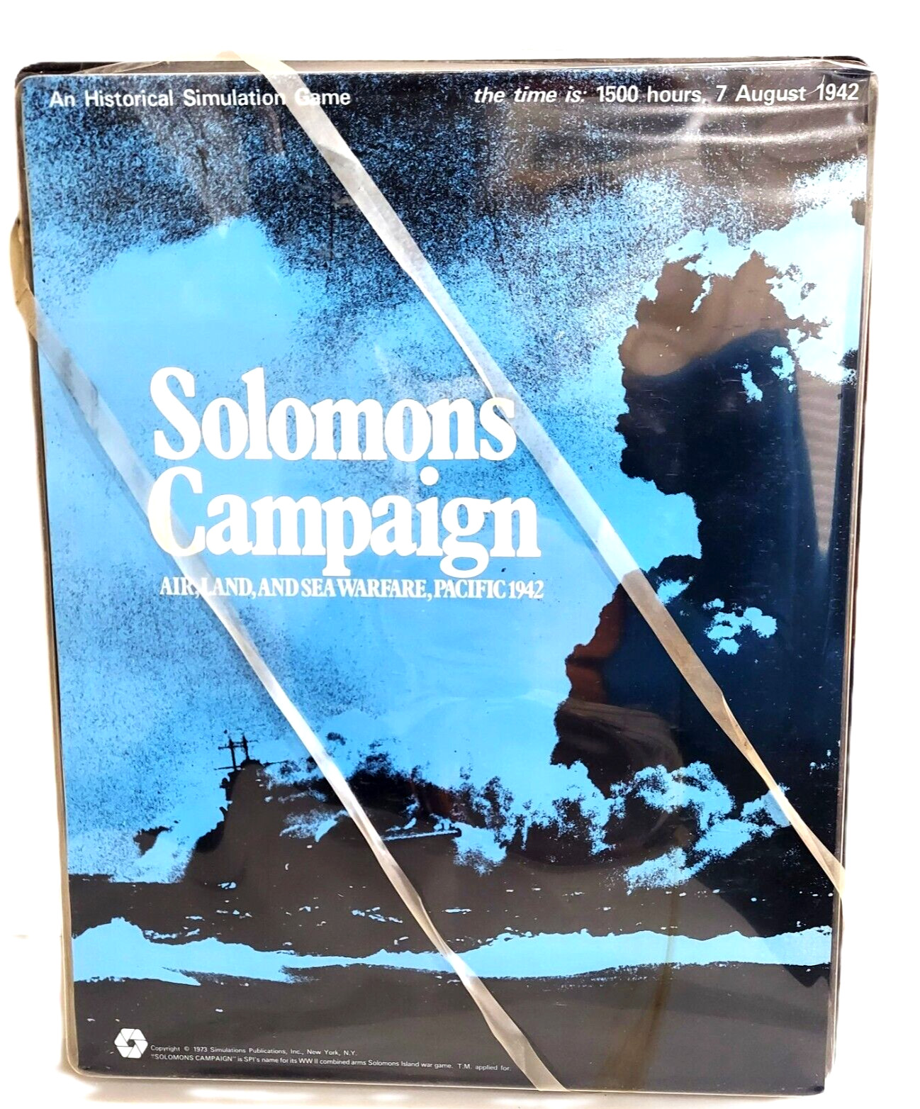 RARE SPI 1973 SOLOMONS CAMPAIGN Air Land & Sea Warfare Pacific '42 COMPLETE tray