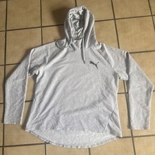 Puma Damen Hoodie, Hellgrau,  Gr. 42