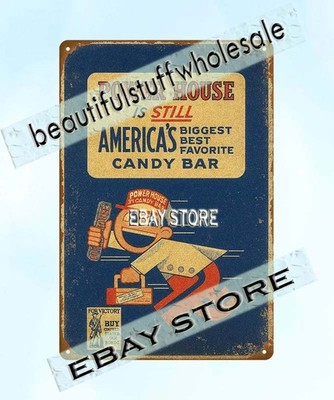 Power House candy tin sign