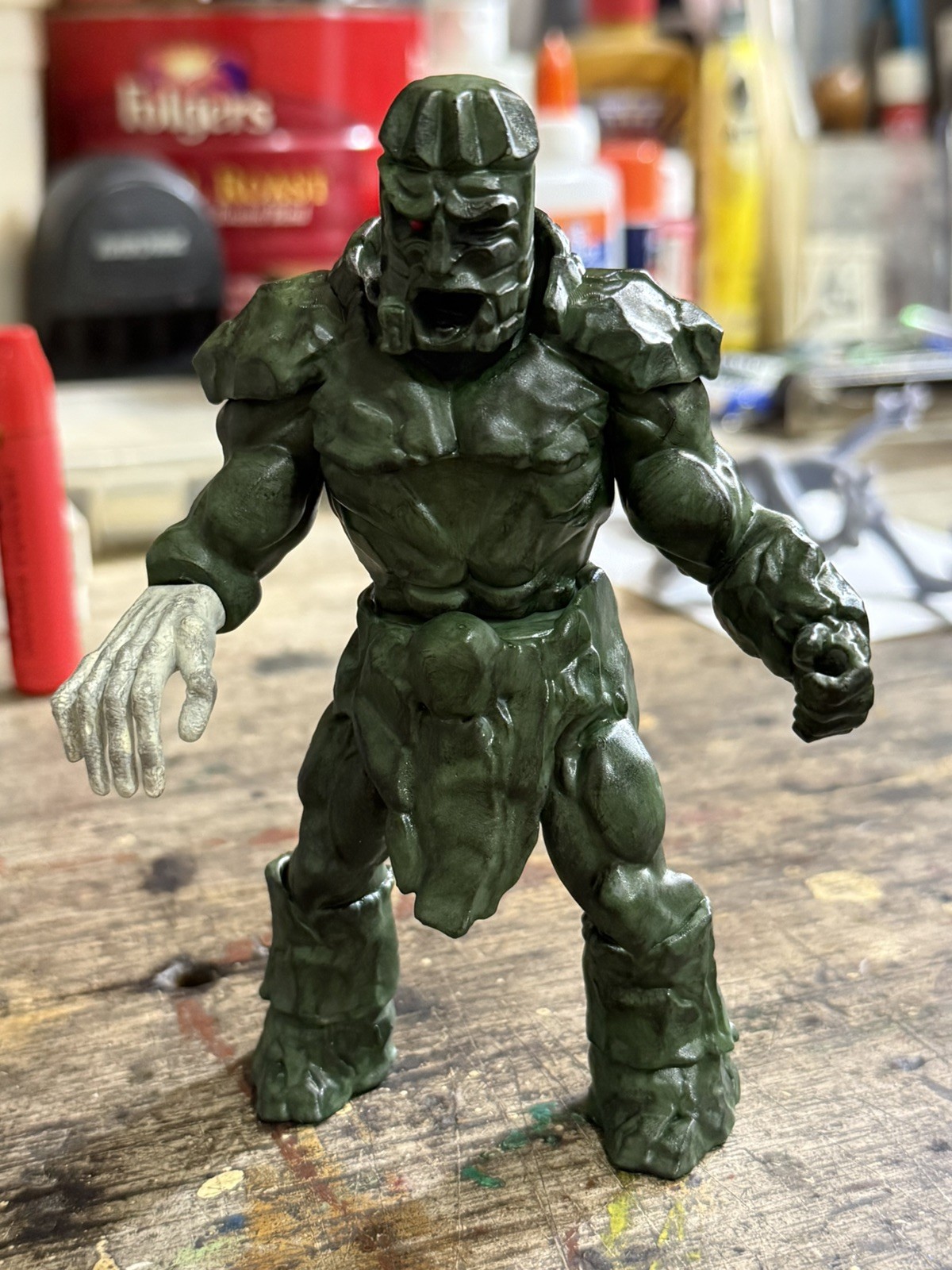 Custom Painted 5.5” Eco Monster Castle Man Bootleg Motu Ko Remco ...