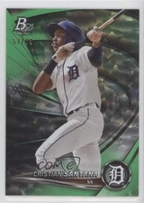 2022 Bowman Platinum Top Prospects Green Icy Foil 57/99 Cristian Santana ix8