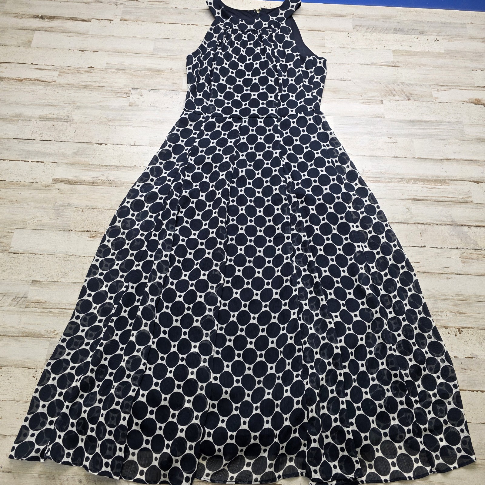 Tommy Hilfiger Printed Halter Lined Midi Dress Size 2 (No belt)
