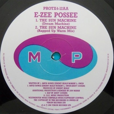 E-Zee Possee - The Sun Machine (Remix) - 12'' Vinyl 1990 PROTX412 - ABDY