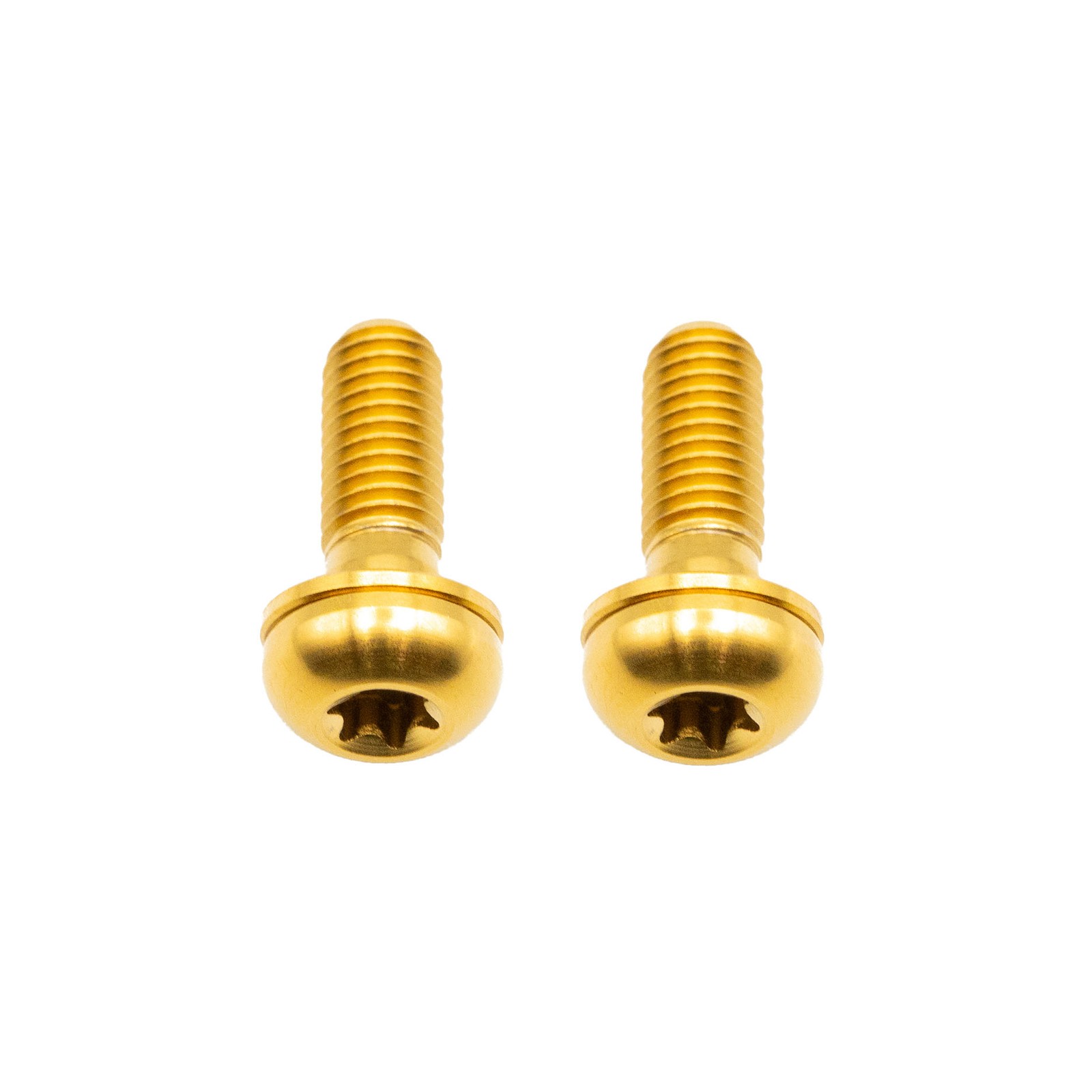 Titanium Flat Mount Bolt Kit 17mm Gold - Lightweight Aerospace 6AL-4V Caliper 5190₽