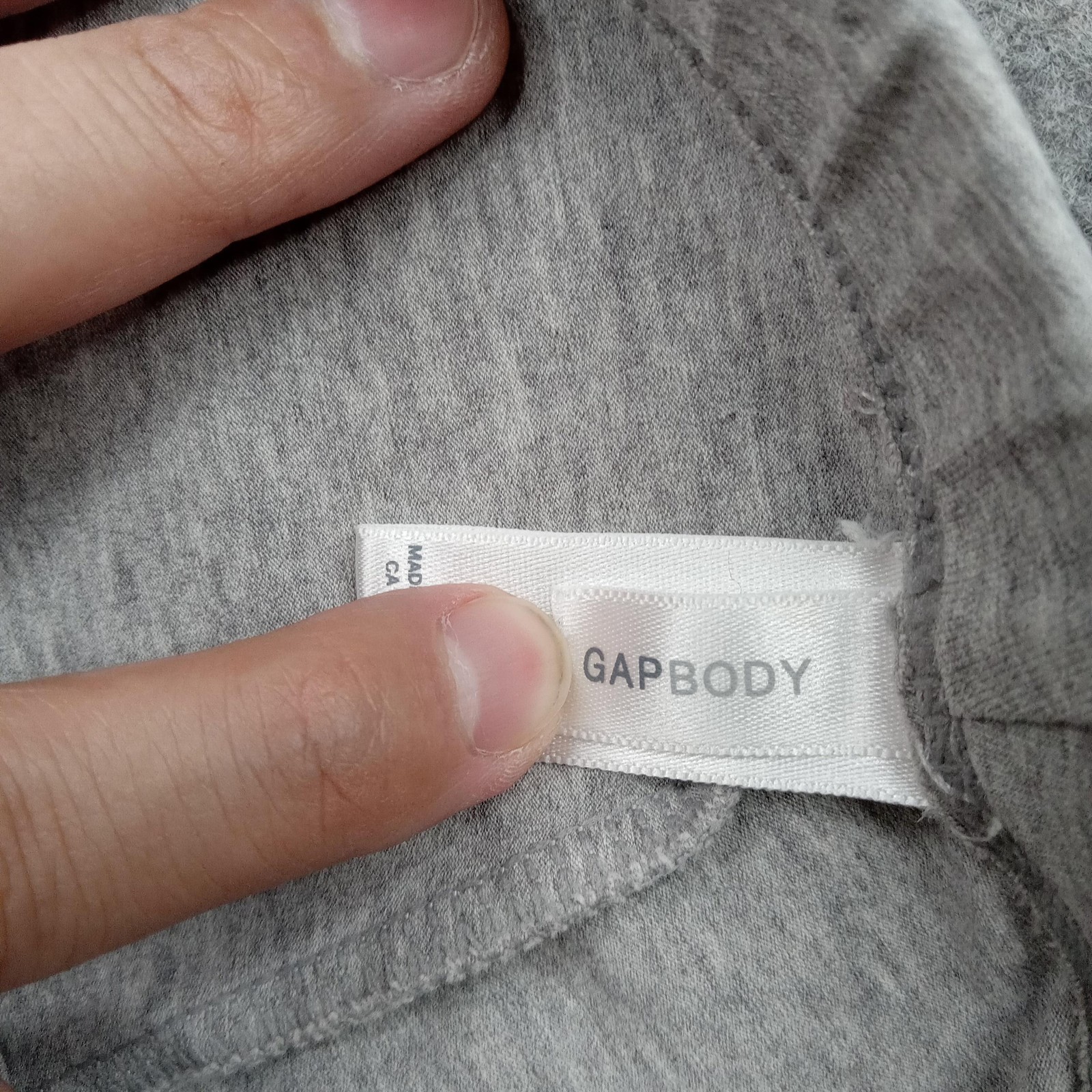 GapBody Pants Womens Medium Gray Lounge Yoga Flare Leg Stretch Pull On Casual