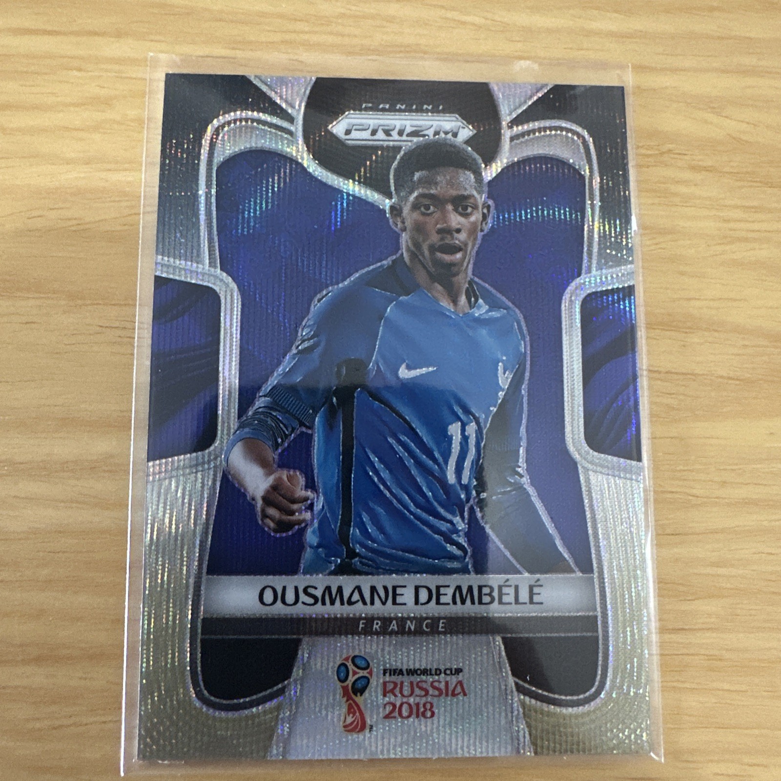 2018 Panini Prizm FIFA World Cup Ousmane Dembele France PSG Rookie RC Black Gold