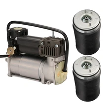 For 2002-2006 BMW X5 Air Suspension Compressor Assembly and Rear Air Spring Kit