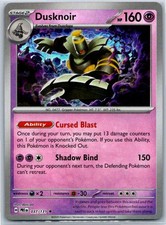 Dusknoir (Modello Poke Ball) SV: Evoluzioni Prismatiche 037/131 NM carta Pokémon