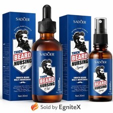 Natural Beard Oil for Sensitive Skin Men Thicker Hair Growth Grooming Skincare
