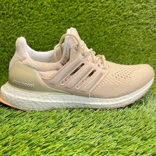 Adidas Ultraboost 1.0 Womens Size 7 Beige White Athletic Running Shoes Sneakers