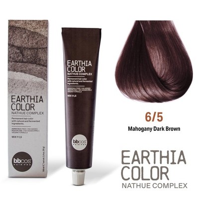 BBcos Earthia Color Nathue Complex 6/5 Mahogany Dark Blond 100ml