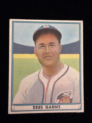 1941 PLAY BALL BASEBALL CARD #11 DEBS GARNS INCREDIBLE CARD !!!!