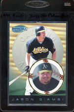 Exceptionally RARE Jason Giambi Pacific Invinciblesl #34/67 A' FREE DEL