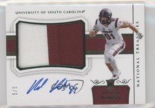 2018 Panini National Treasures Collegiate Emerald 5/5 Hayden Hurst Auto 1m1f