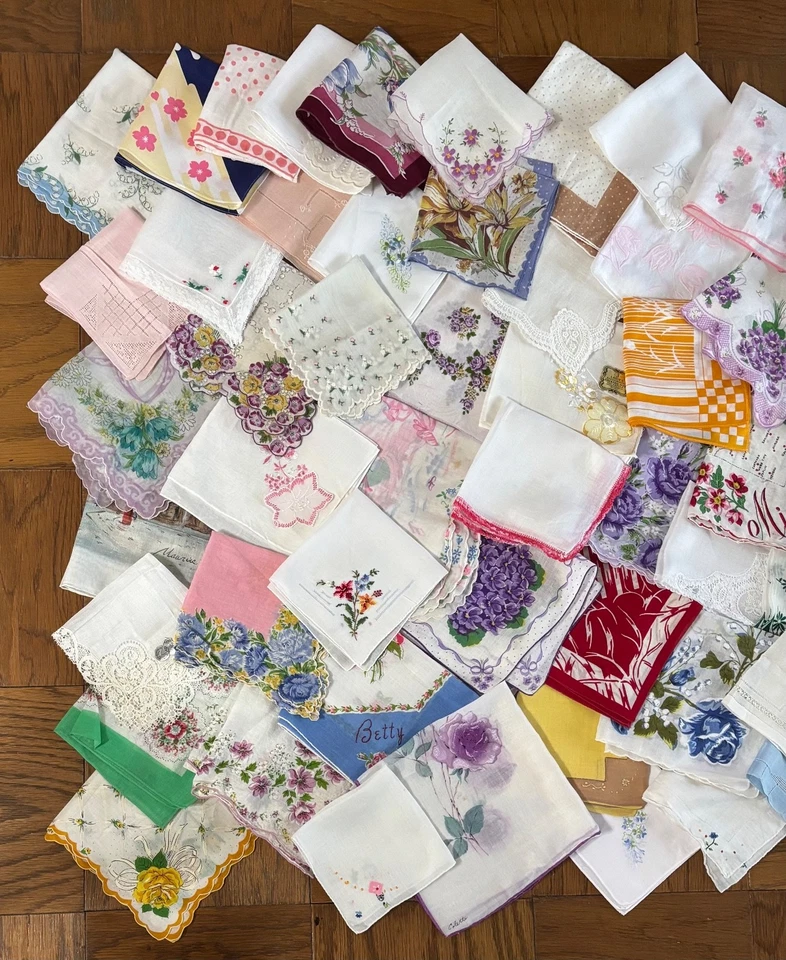 Cortador de artesanía reutilizable como está pañuelo Hankie lote de 60 defectos *LEER* #1 Foto 2 de 4