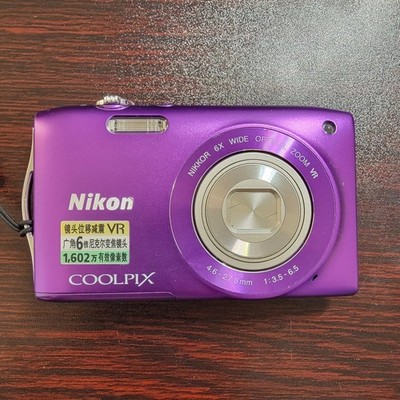 Nikon COOLPIX S3300 Digital Camera 16.0 MP 6X Optical Zoom with