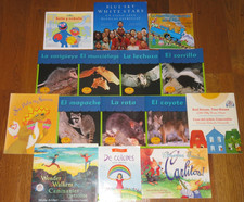 SPANISH Bilingual ENGLISH Children Kid 15 BOOK LOT Home School
