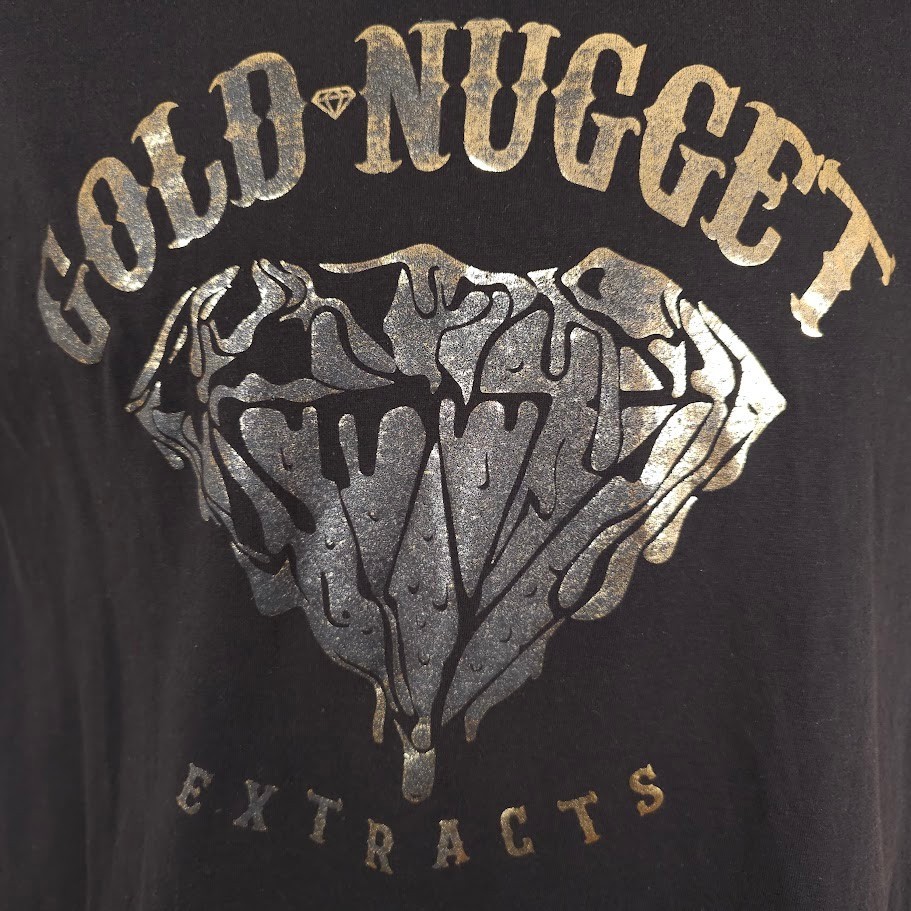 Gold Nugget Extracts T Shirt Mens Size Medium Black Gold Mining View 3