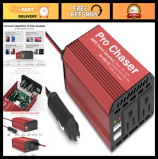 400W Car Power Inverter DC 12V to AC 110V, Dual USB Ports, 6.2A, Laptop Air Co